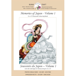CB-508 Memories of Japan Volume 1 - 11 x 17in Colouring Book