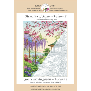 CB-509 Memories of Japan Volume 2 - 11 x 17in Colouring Book