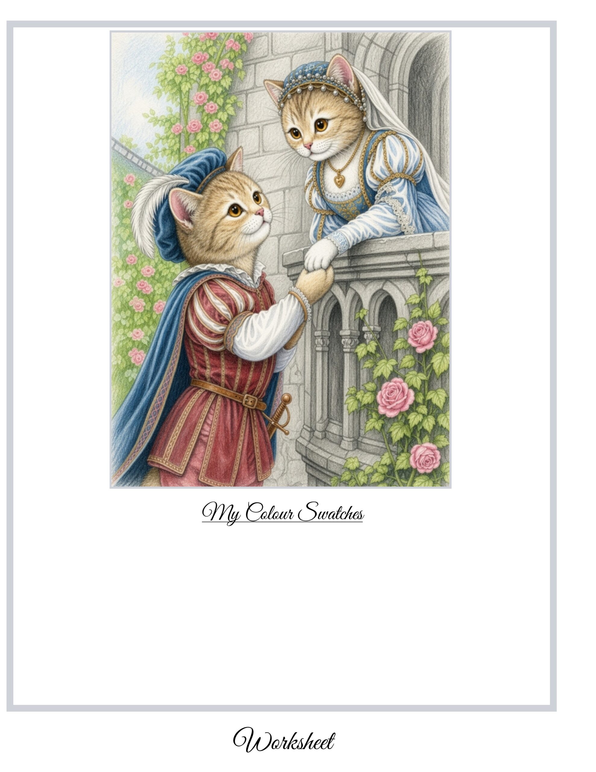 CB-501 Power Couples - 8.5 x 11in Colouring Book - Image 3