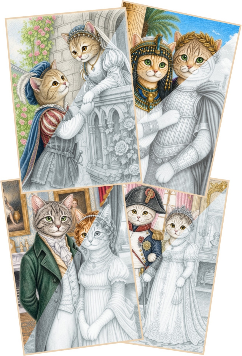 CB-501 Power Couples - 8.5 x 11in Colouring Book - Image 5